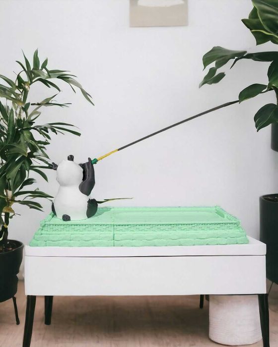 Kadzielnica „Panda Vibe” - Relaks i Styl - Podstawka na kadzidełka