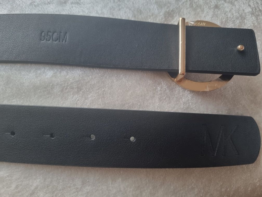 Pasek damski MK czarny 95 cm regulowany
