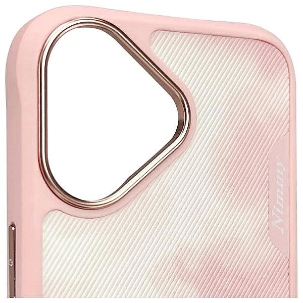 Etui Nimmy Big Eyed Pet 2.0 Cat na iPhone 16 - różowe
