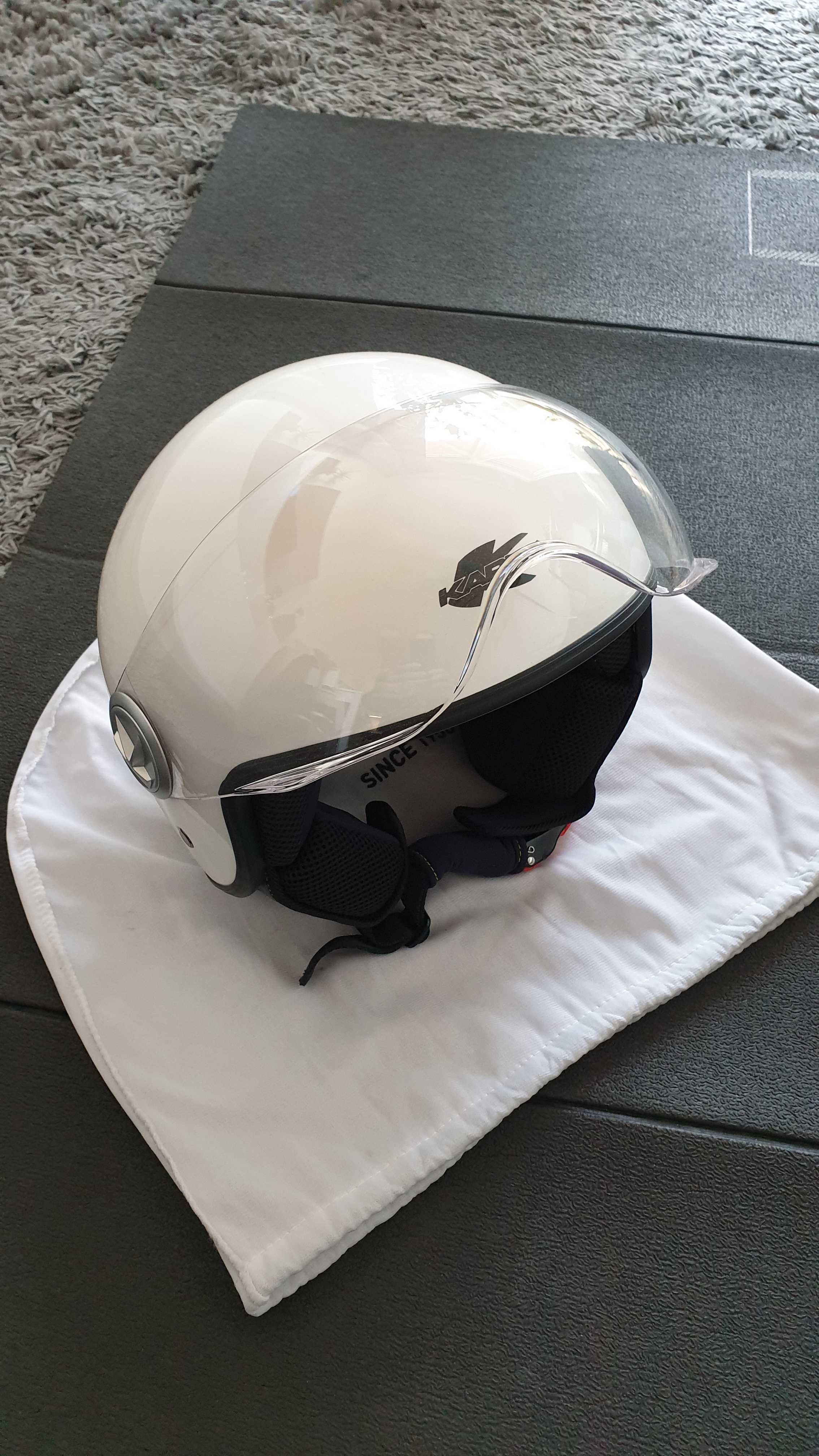 kask na skuter / motocykl KAPPA KV-20 Rio Biały rozmiar S