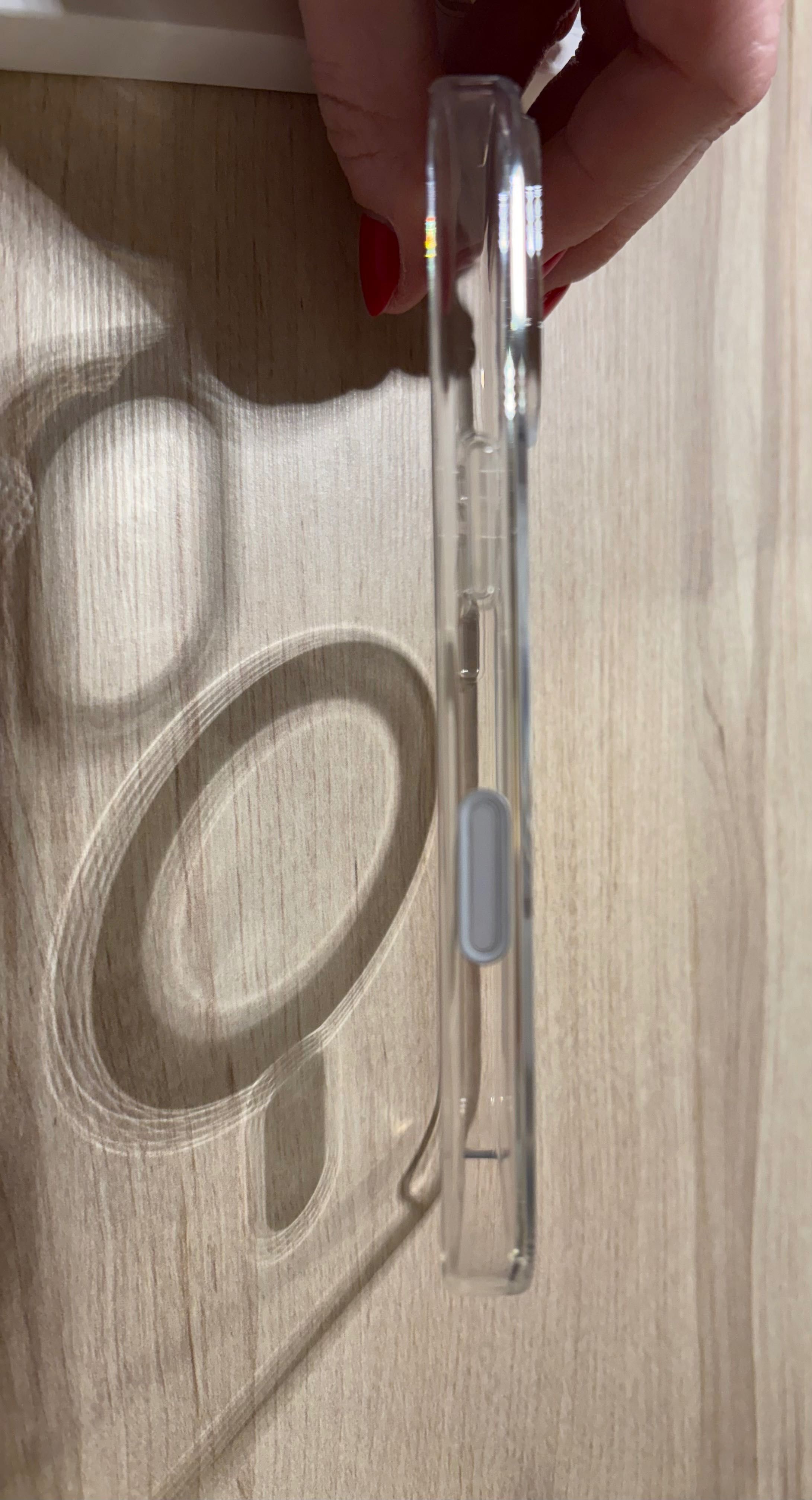 Etui clear do IPhone 16