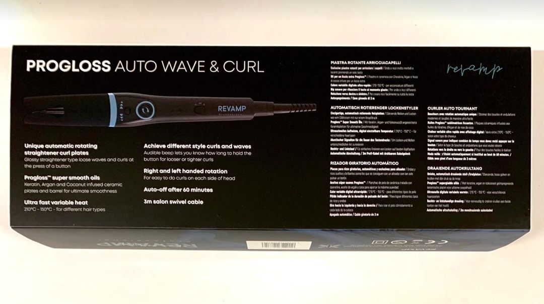 Alisador Modelador cabelo Revamp Progloss Auto Wave & Curl