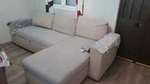 Sofá de canto com chaise