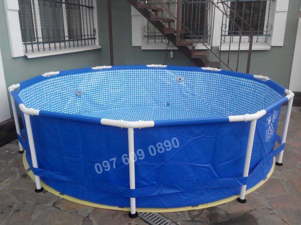 Басейн каркасний Оригінал фабричний Metal Frame 305 x 76 см Intex Нові