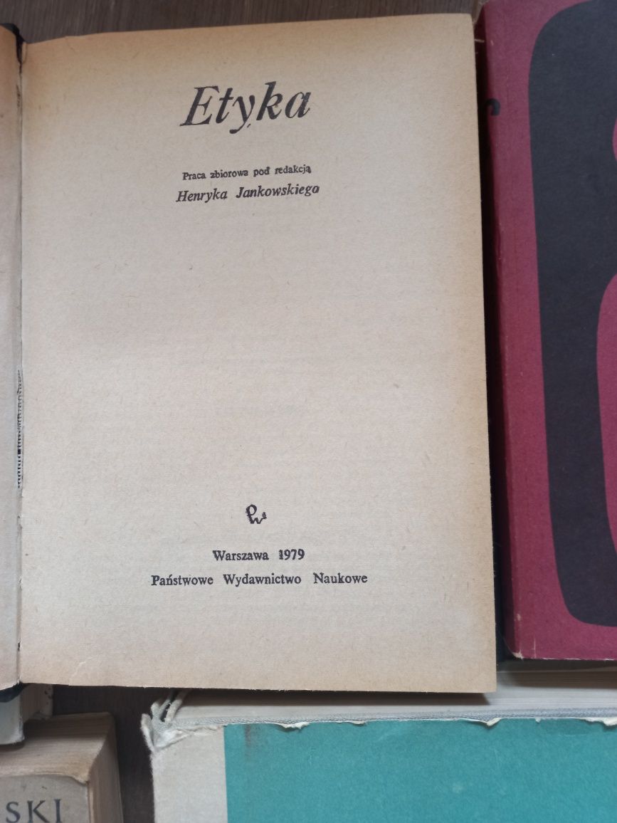 Książki z dziedziny filozofii lata 70.