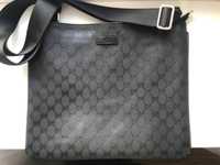 Шкіряна сумка через плече gucci gg imprime shoulder bag 201446