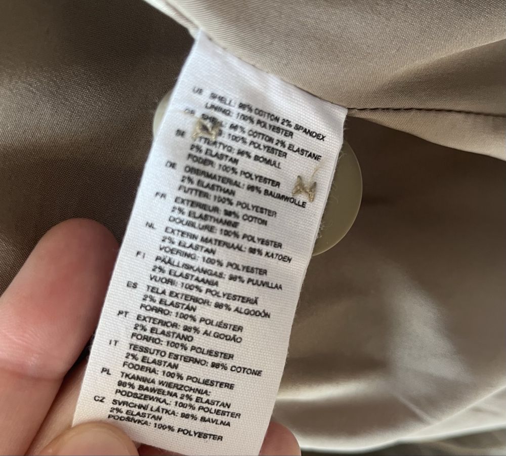 Płaszcz trencz H&M nowy