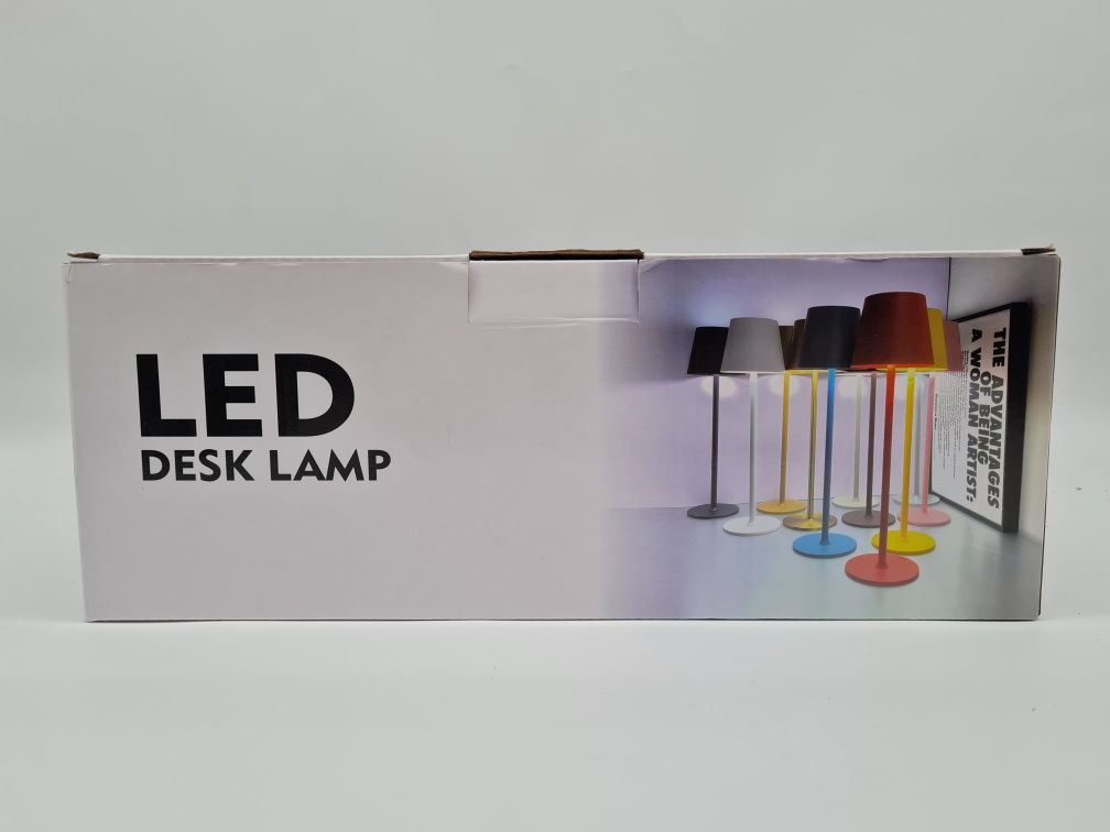 Lampka led stołowa nocna ozdobna 2szt czarna lampki