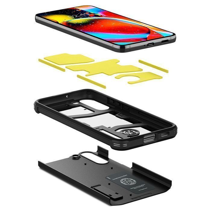 Etui Spigen Tough Armor do Samsung Galaxy S22, Czarny