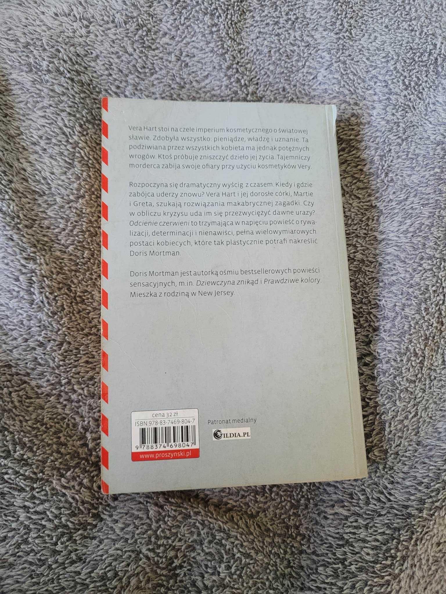 Książka "Odcienie Czerwieni" Doris Mortman