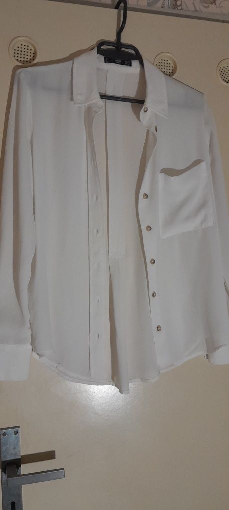 Блузка класична біла mango розмір xs в ідеально стані