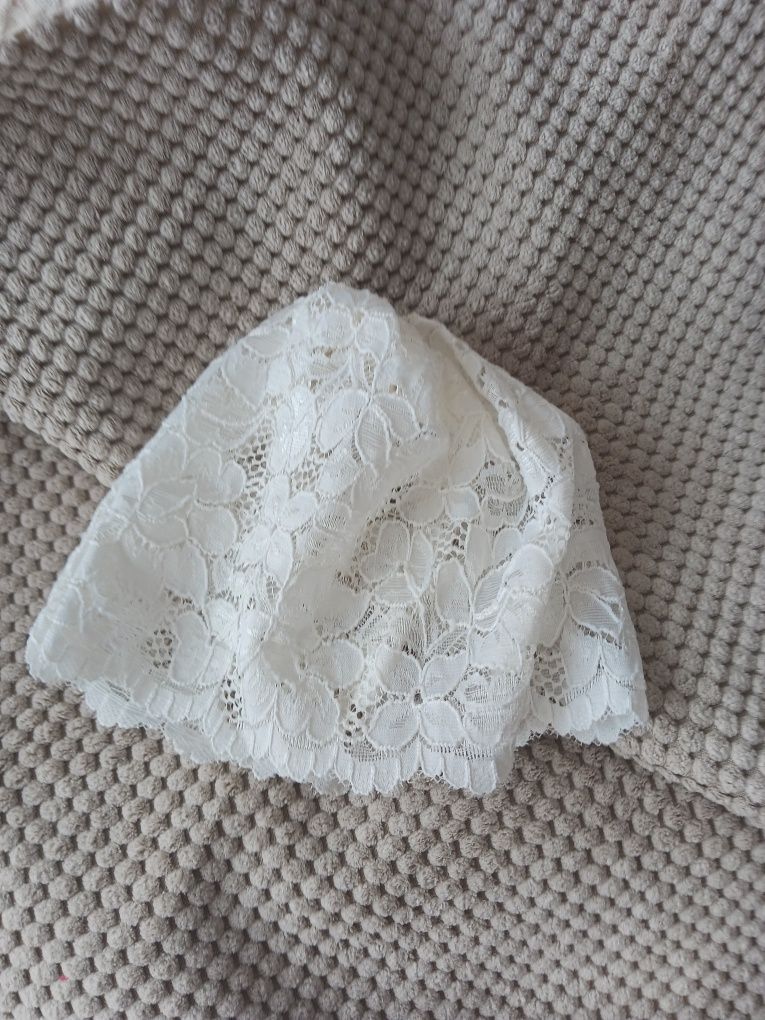 Sukienka do chrztu rozmiar 74 buty czapeczka