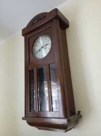 Stary zabytkowy zegar  gabinetowy  5 strunowy