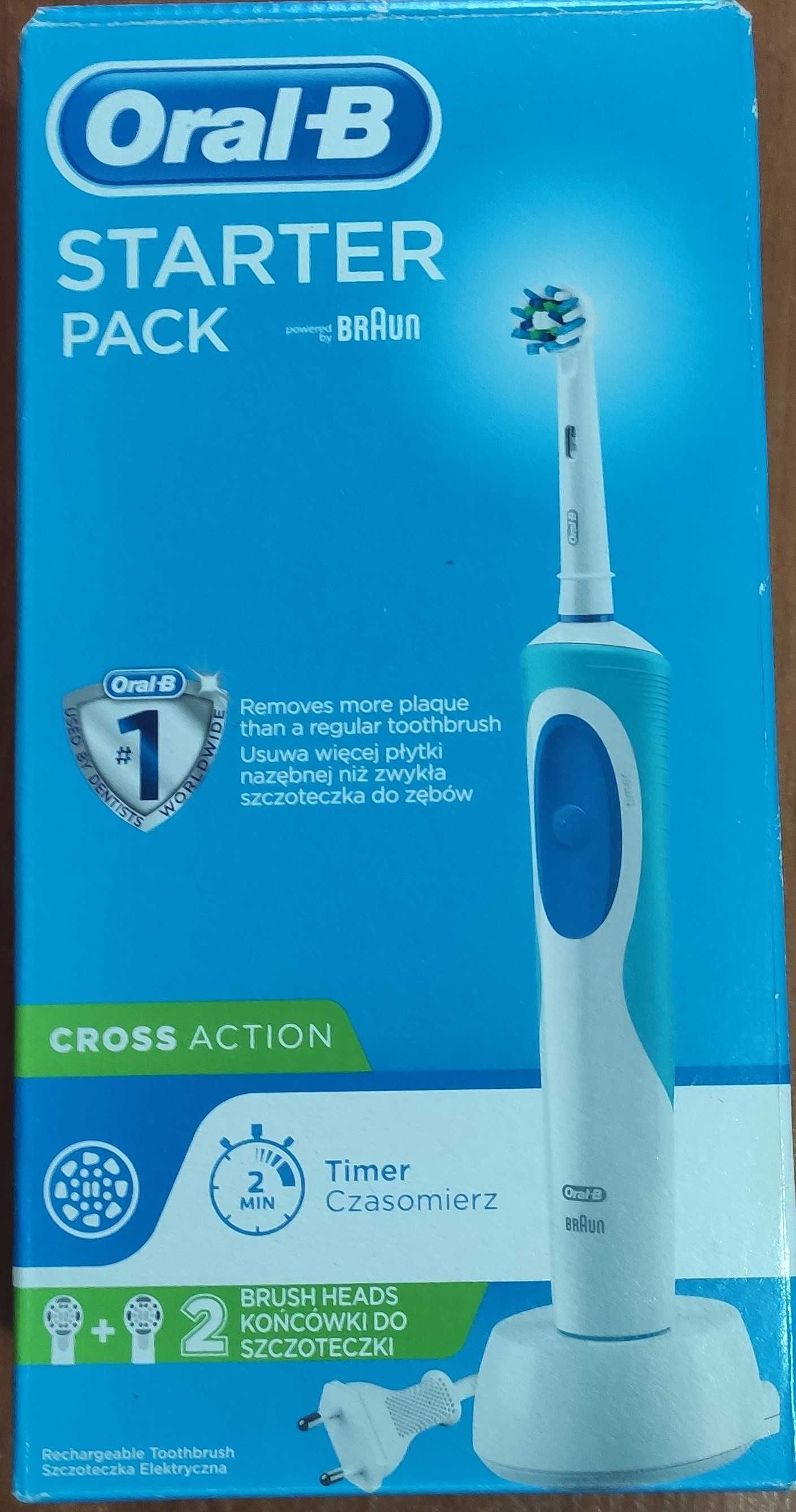 Szczoteczka Oral B (model 3757) - nowy komplet w pudełku