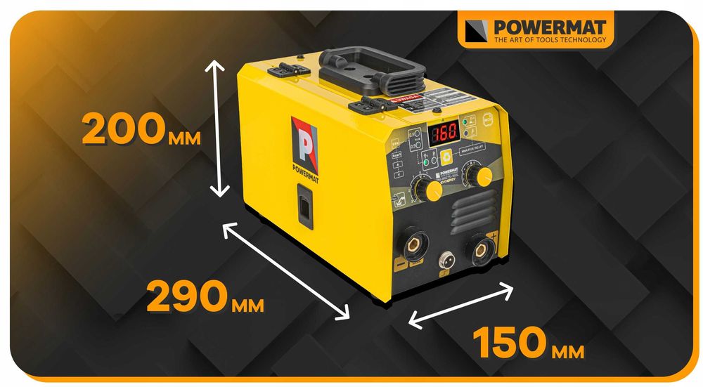 Spawarka inwerterowa migomat mig mag mma flux tig lift 160a synergia