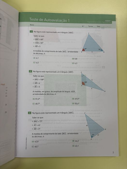 Novo espaco 11 matematica A caderno do aluno