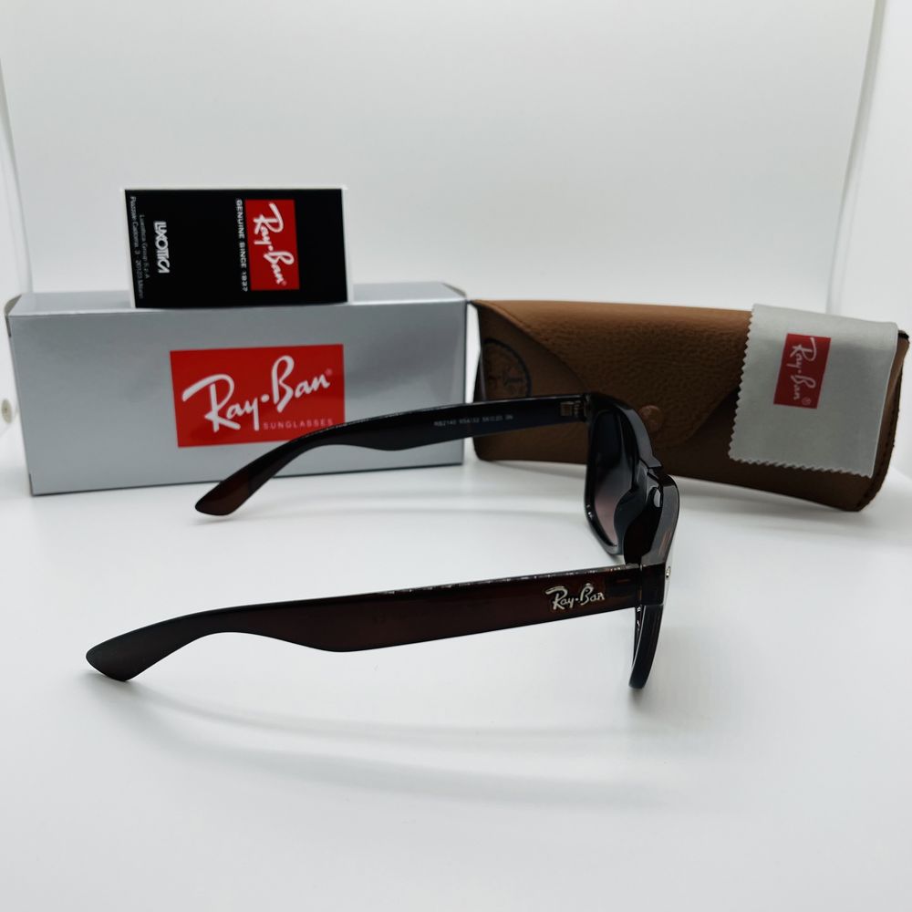 Солнцезащитные очки Ray Ban Wayfarer 2140 Glossy Brown|Brown Gradient
