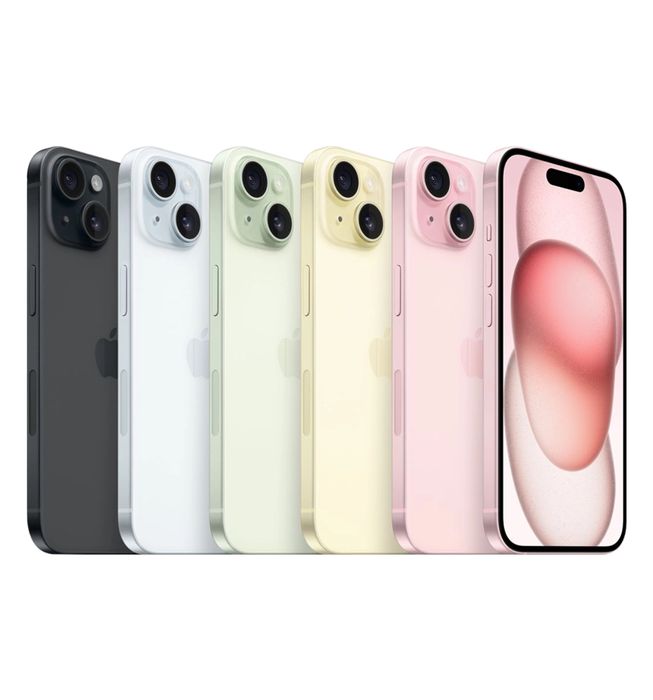 Новий iPhone 15 plus (128/256)gb Neverlock black,blue,green,pink