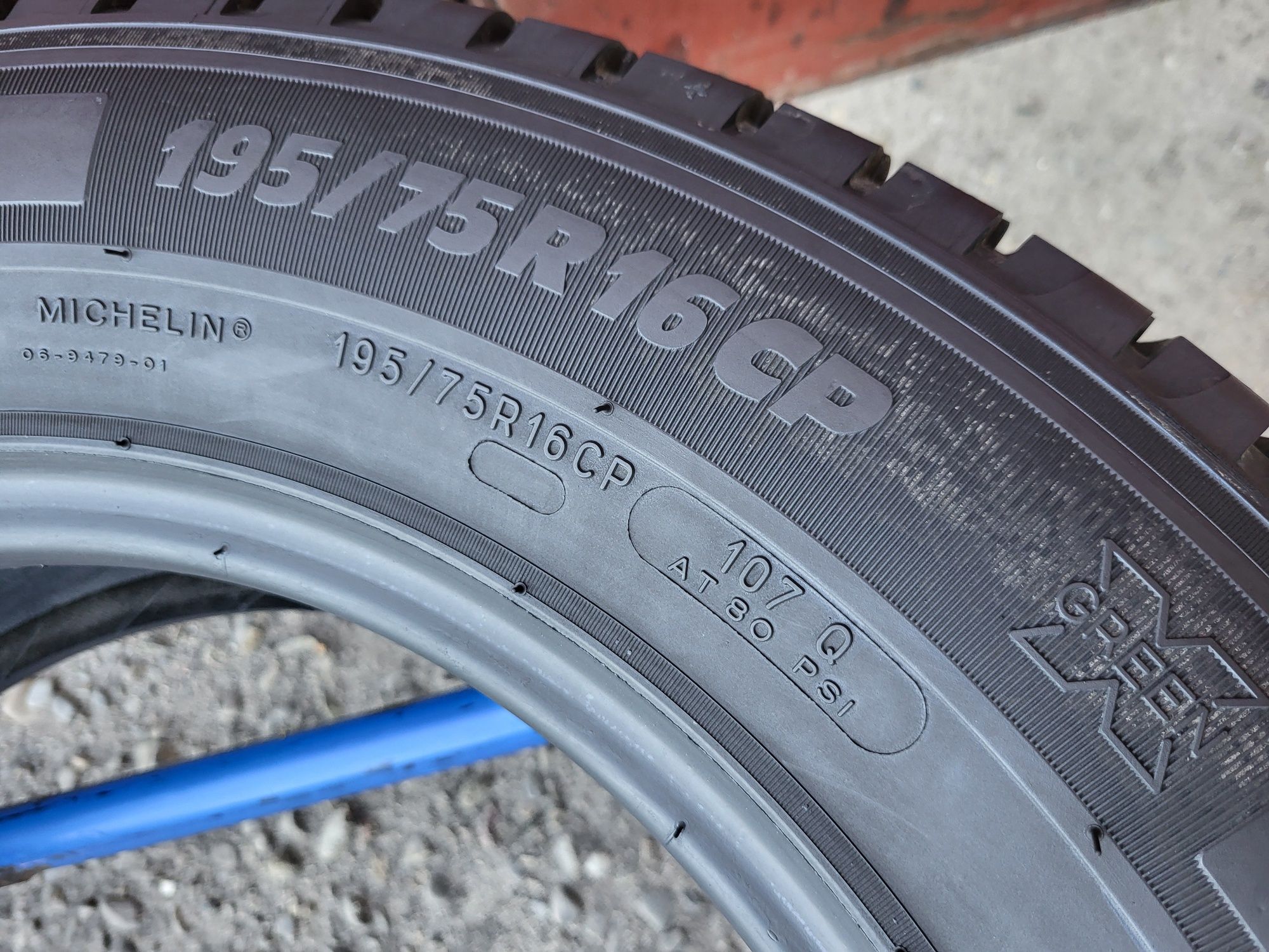 195/75/16C R16C Michelin AGILIS Camping 2шт ціна за 1шт літо шини