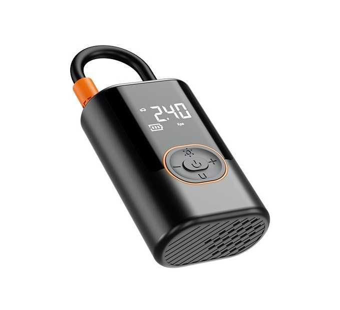 Mocna Pompka Sprężarka 3W1 Zawór START-STOP Kompresor POWERBANK AUTO