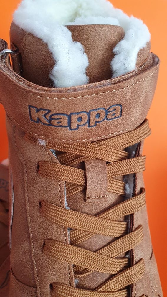 Buty nowe na okres zimowy Kappa kolor cognac rozmiar 42  wkładka 27 cm