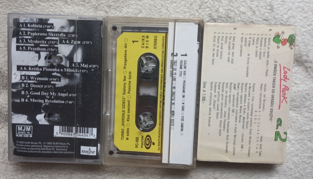 Kaseta magnetofonowa-muzyka polska