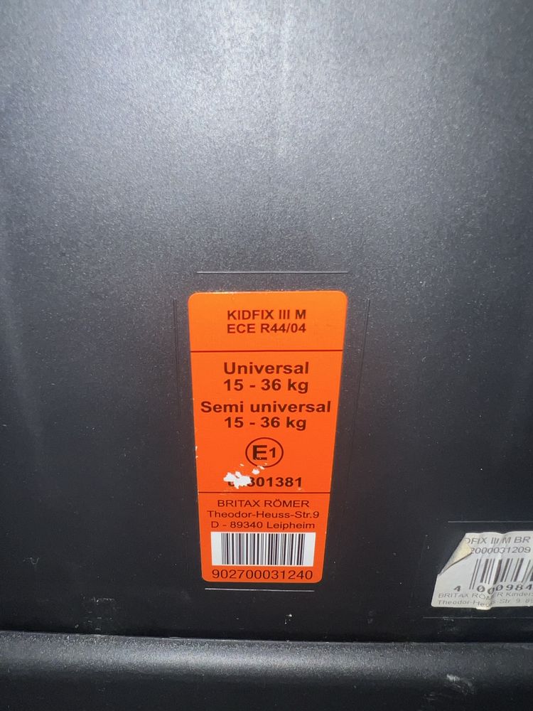 Britax romer KIDFIX III M