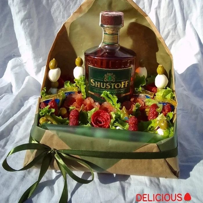 Їстівні букети чоловічі