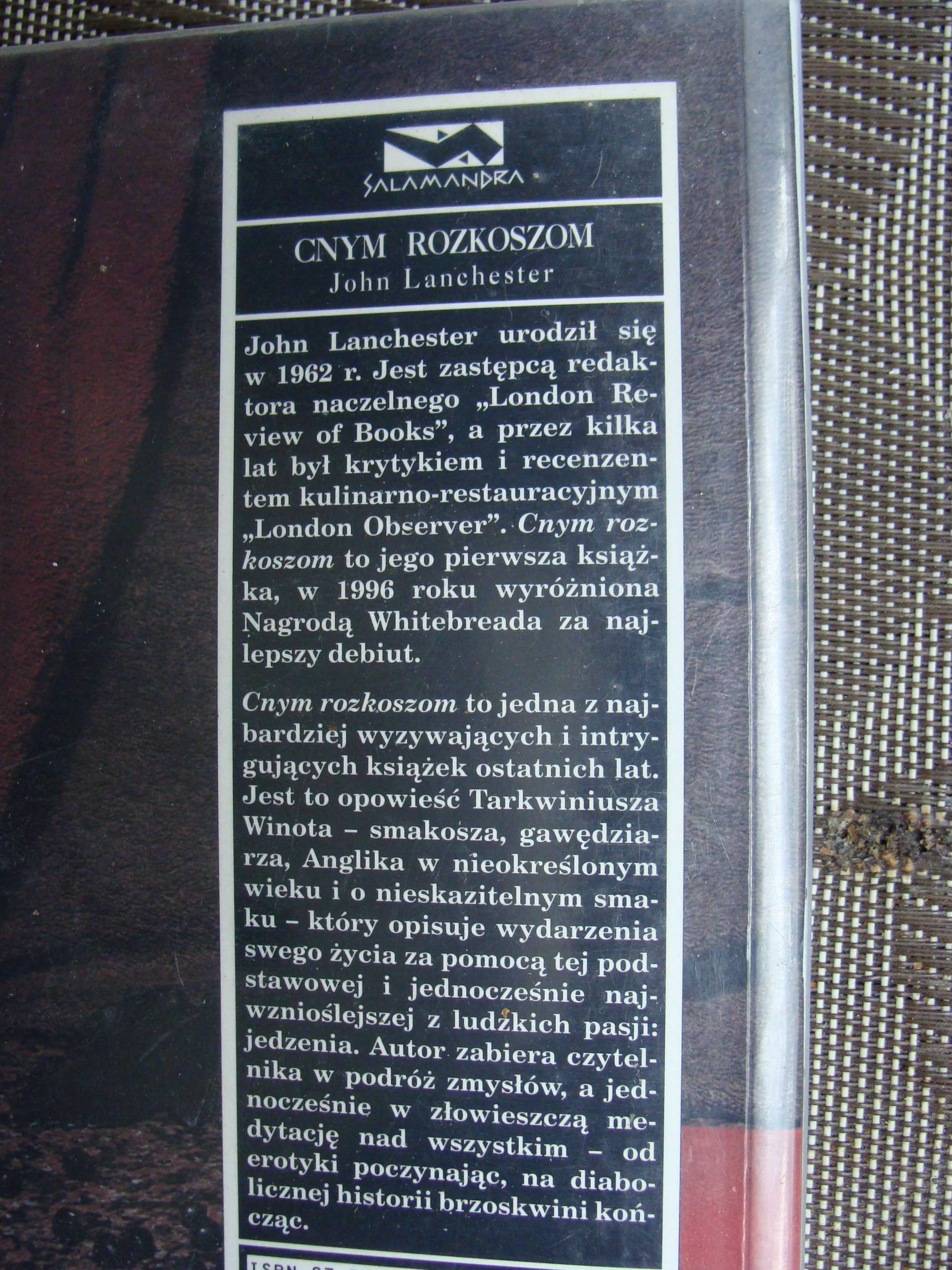 Cnym rozkoszom - John Lanchester