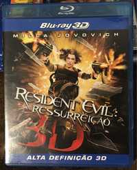 Resident Evil Ressurreição Afterlife 3D Blu Ray