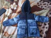 Теплая зимняя куртка на мальчика 2-3лет