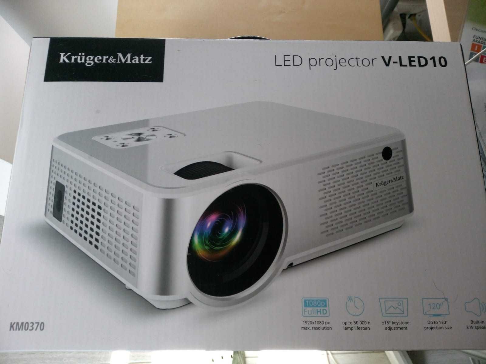 Super rzutnik multimedialny KRUGER V-LED10