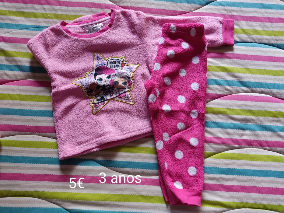 Pijamas Menina Quentinhos e outros