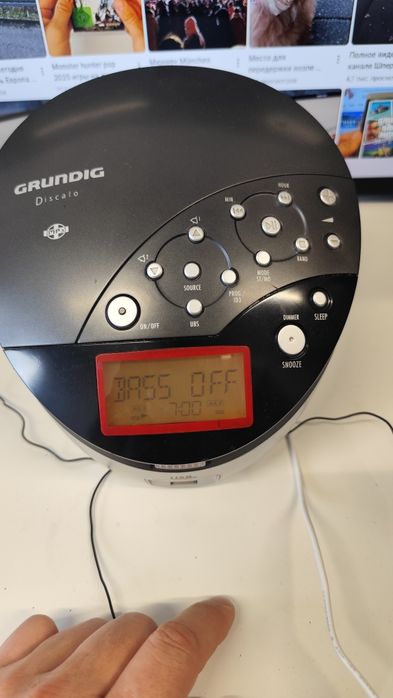 Бумбокс радіо GRUNDIG Discalo -CCD 6800DEC колонка програвач для дачі
