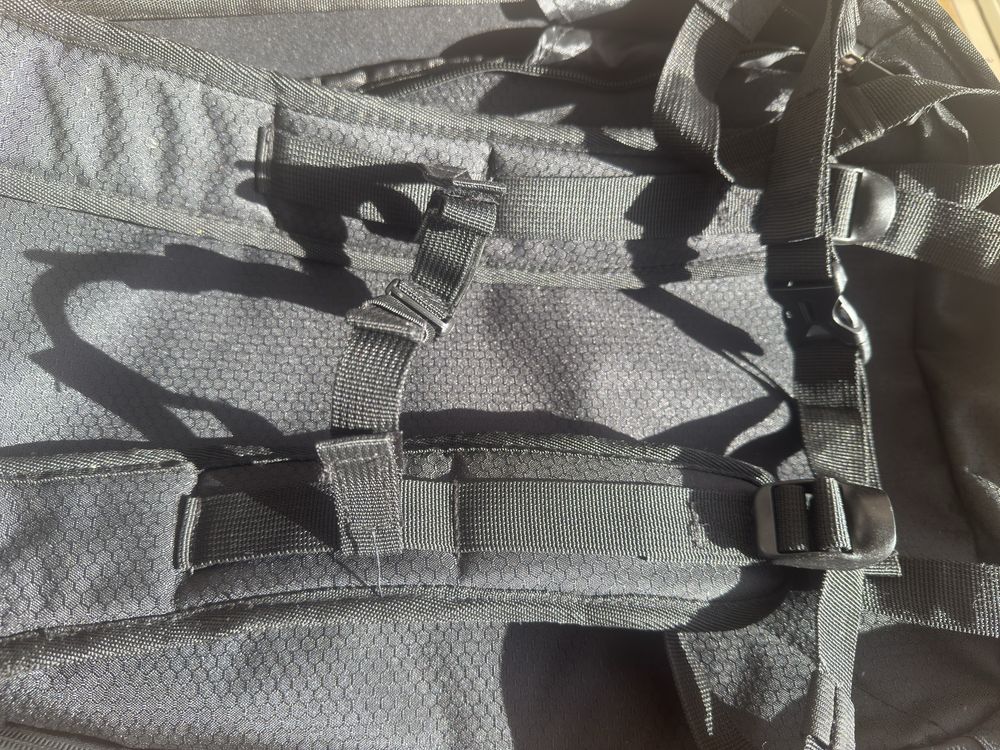Mochila XL Moto preto e cinza