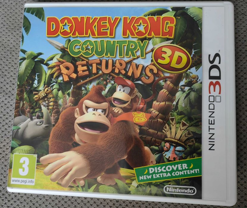 Donkey Kong Country Returns 3D - super gra z małpą Diddy, Nintendo 3DS