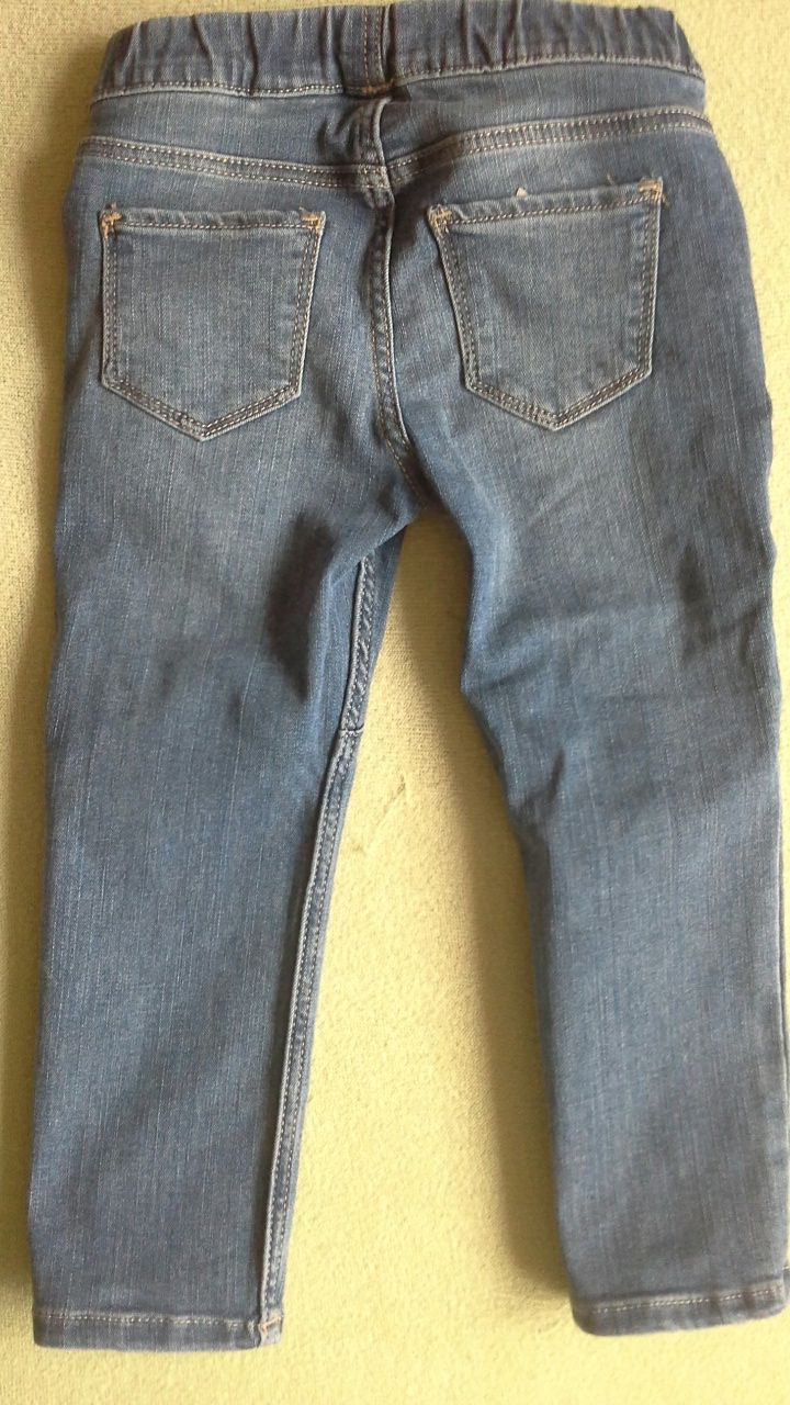 Spodnie jeansowe Leggings & Denim - rozmiar 98cm wiek 2-3lata