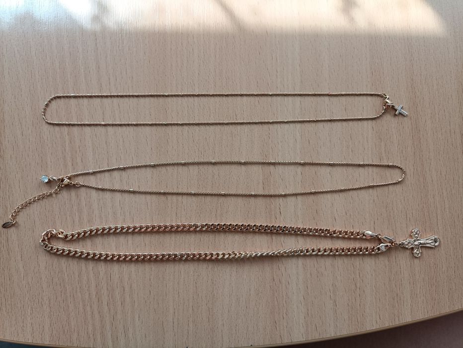 Медичне золото, сережки, ланцюжки