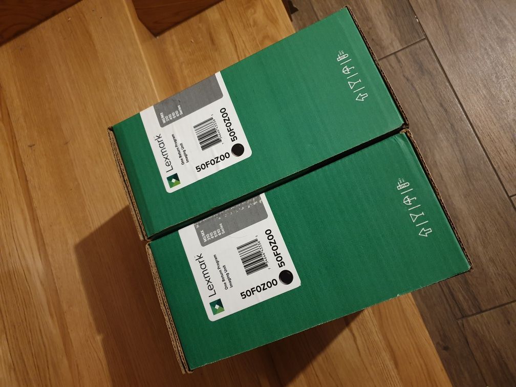 Lexmark 50F0Z00 2x Bęben Tusz Toner Czarny Black 60tyś stron!