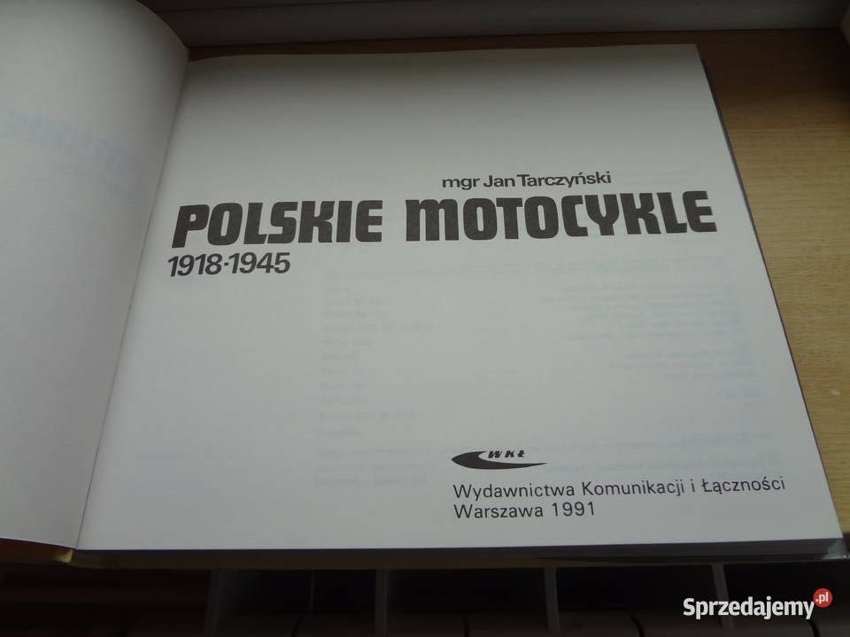 1918 Polskie Motocykle  (1991) Jan Tarczyński 1945