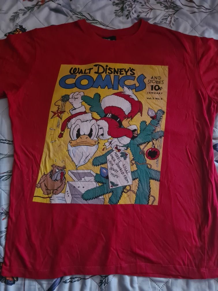 Koszulka Disney kaczor Donald kolor czerwony