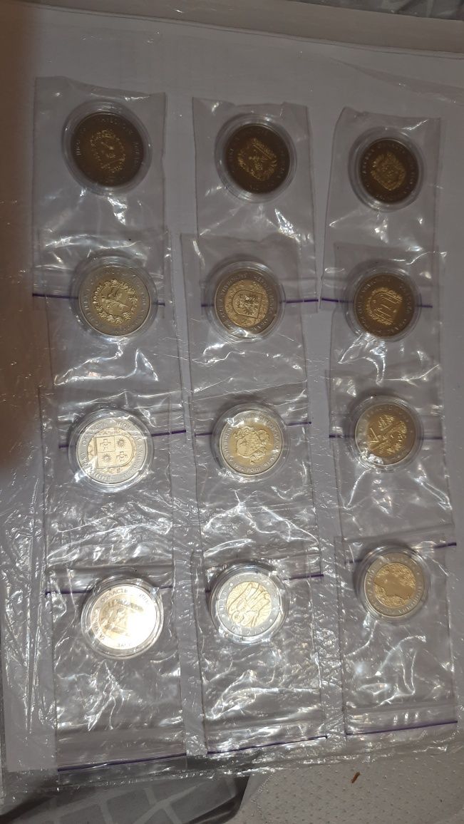 Продам монеты биметал. области Украины
