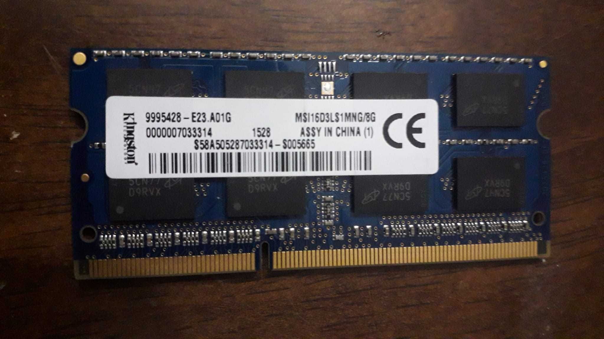 Memória RAM DDR3 8GB (Portátil)