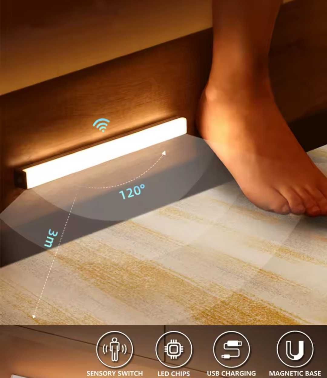 Listwa oświetleniowa z czujnikiem ruchu Led