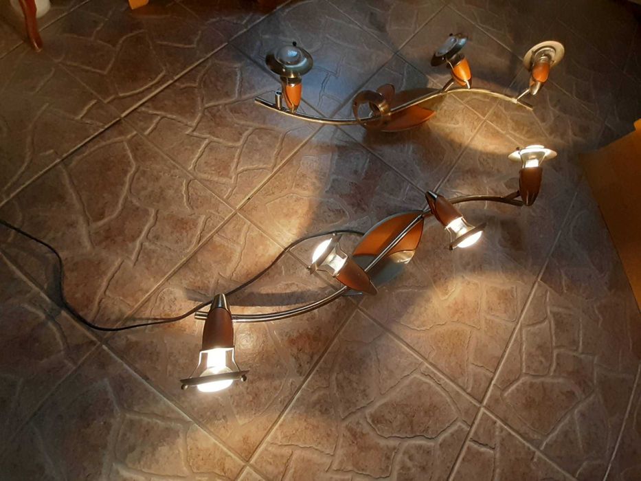 Lampa sufitowa z żarówkami 2 sztuki