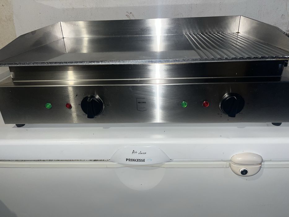 Grelhador profissional aço inoxidável