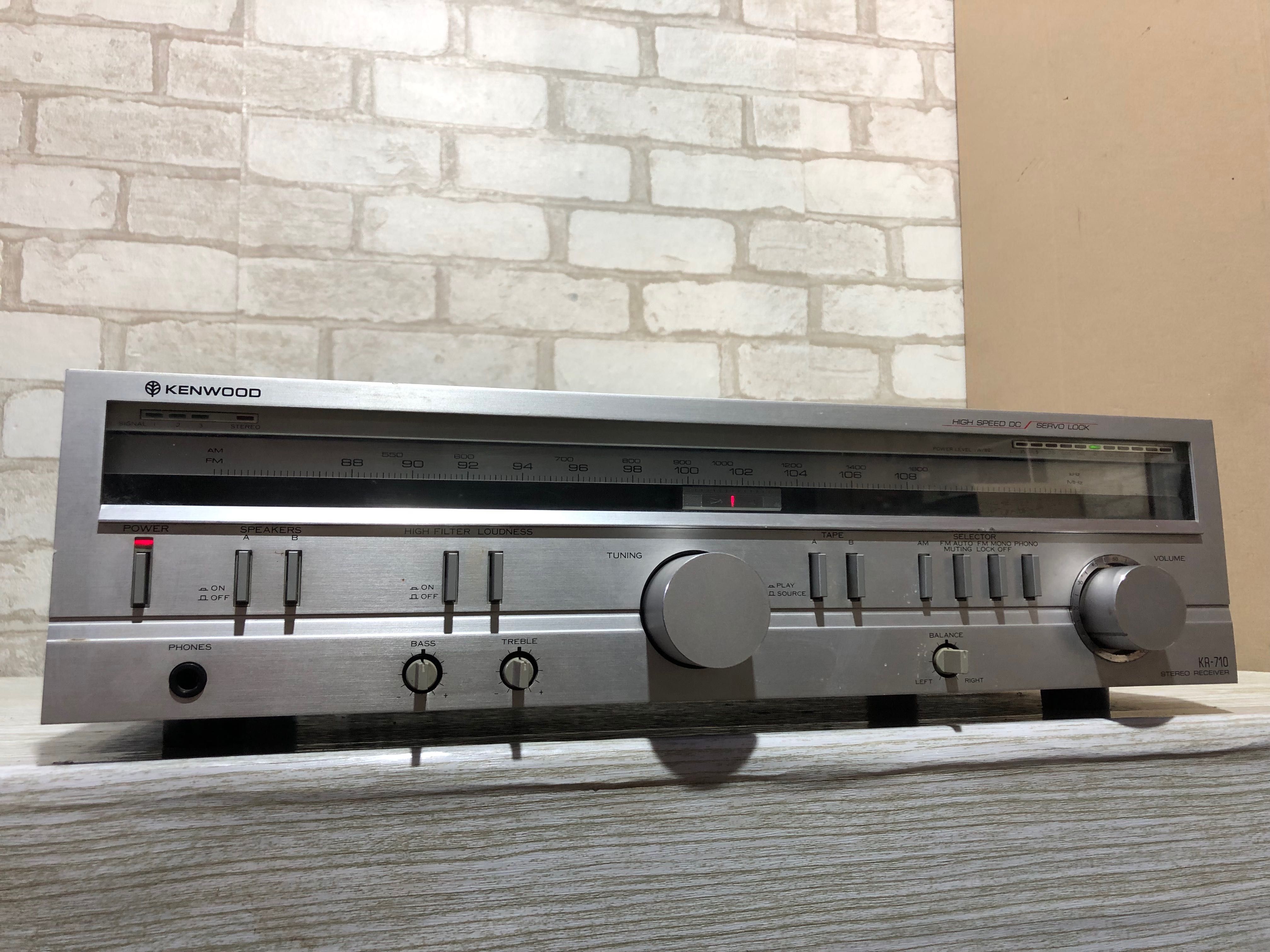FM/AM Стерео ресивер/підсилювач Kenwood KR-710  б/у з Німеччини