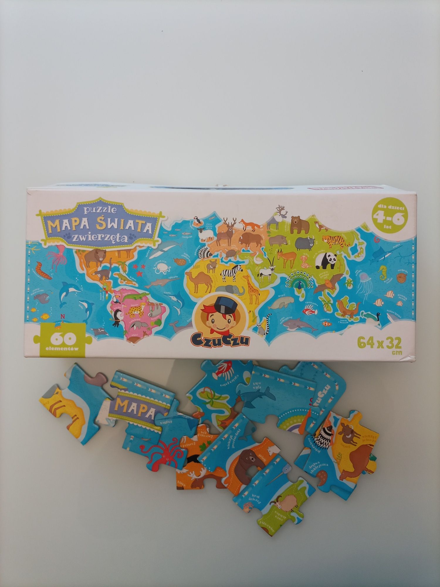 Sprzedam puzzle: Mapa świata