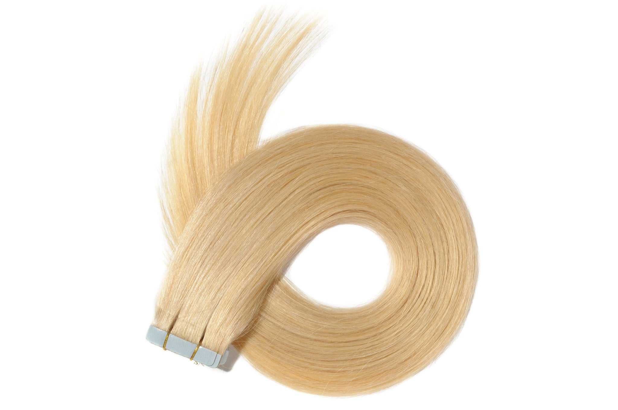 włosy naturalne europejskie kanapki TAPE ON IN/OFF 40 sztuk 45 cm