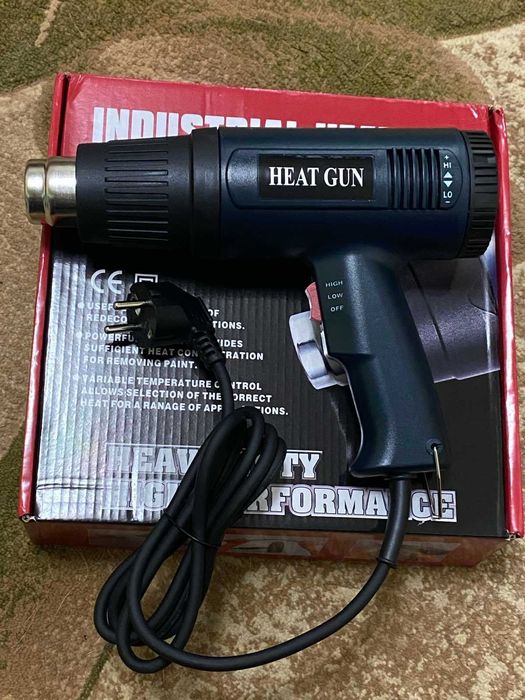 Фен технічний будівельний 2000 Ват строительний побутовий